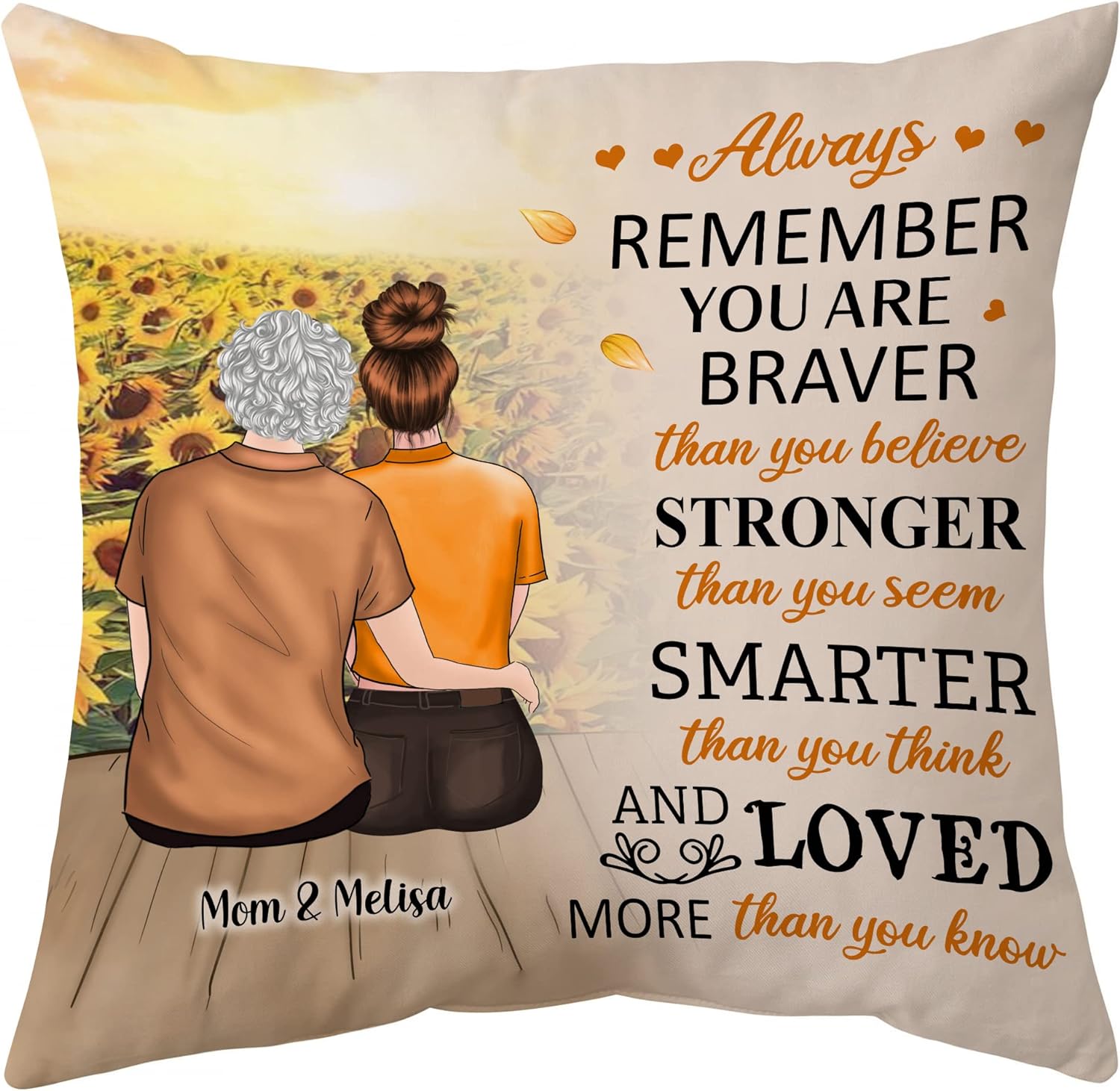 Always Remember You  Are - Personalized Pillow(Insert Included)