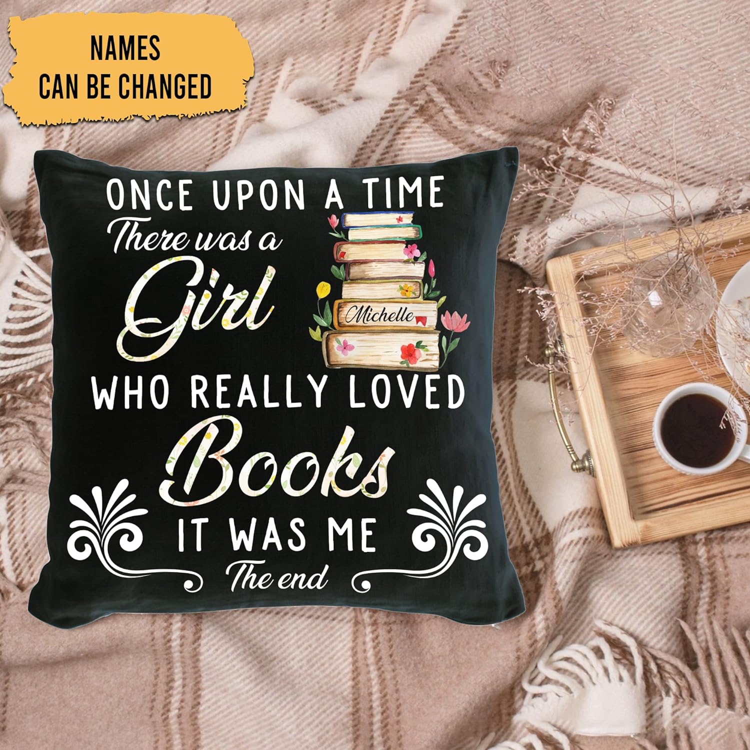 Who Really Loved Books It Was Me - Personalized Pillow