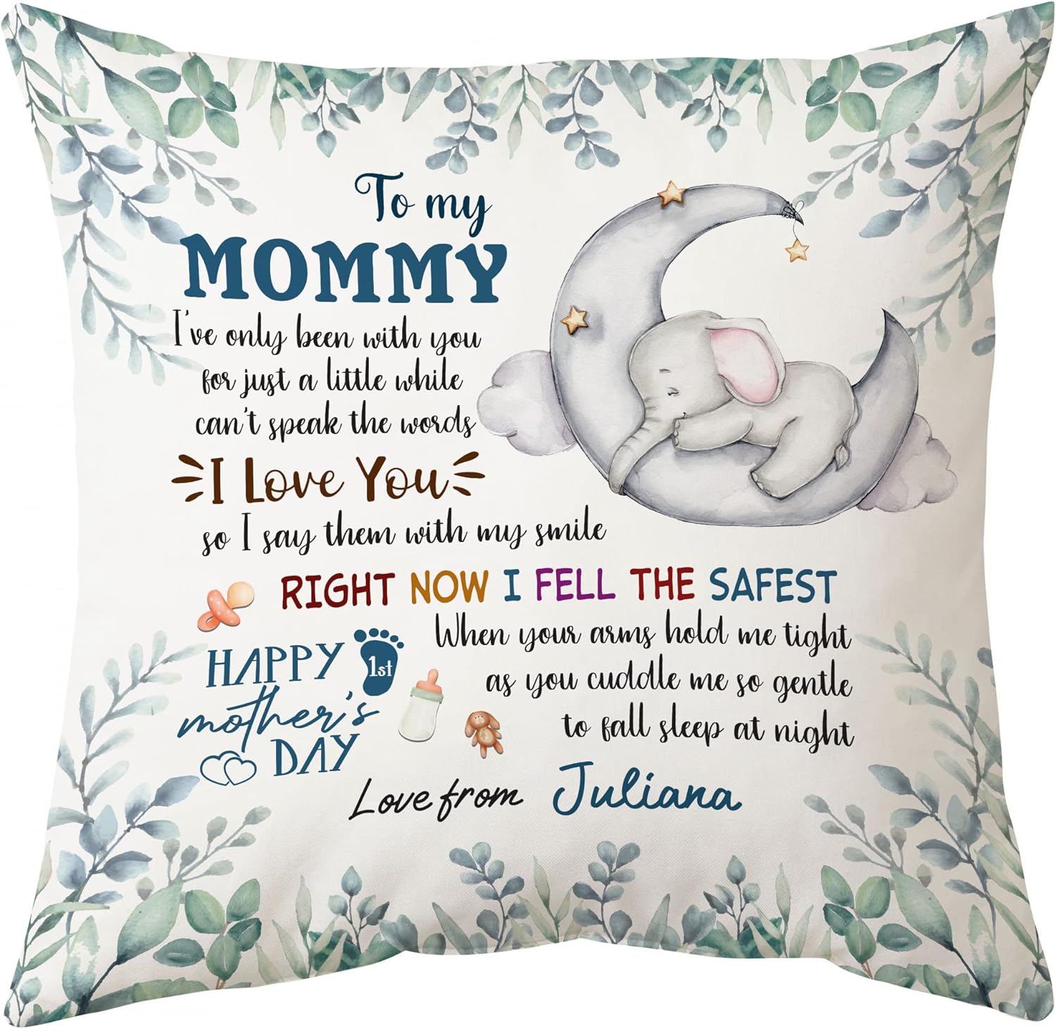 To My Mommy - Personalized Pillow (Insert Included)