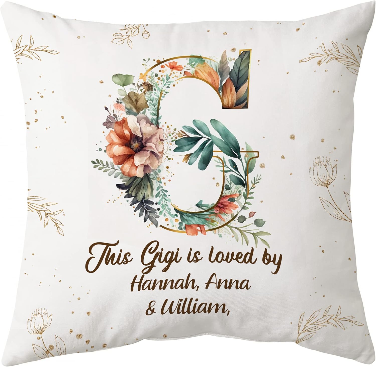 This Gigi Is Loved By - Personalized Pillow (Insert Included)