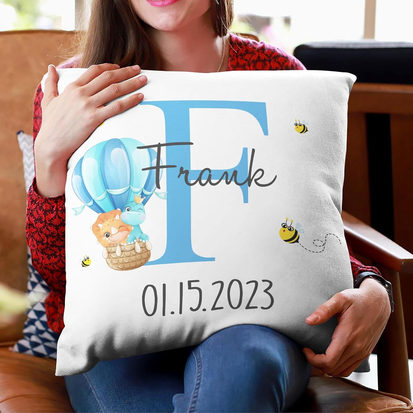 Custom Animal Pattern - Personalized Pillow (Insert Included)
