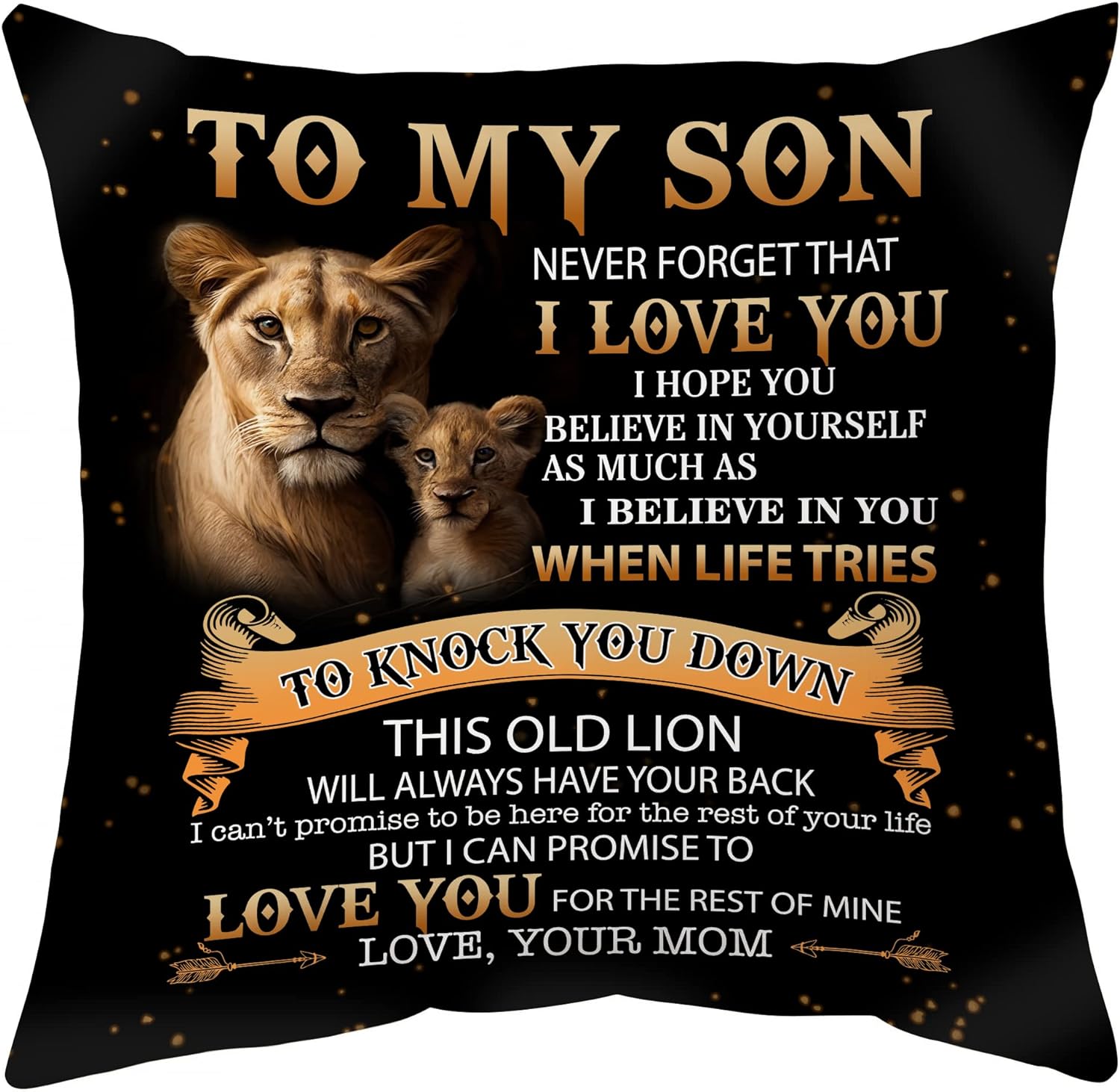 To My Son - Personalized Pillow(Insert Included)