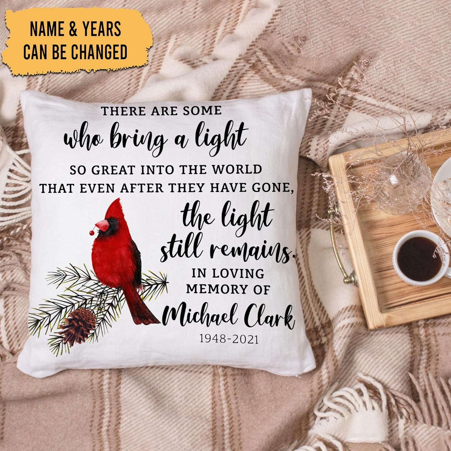 There Are Some Who Bring A Light - Personalized Pillow(Insert Included)