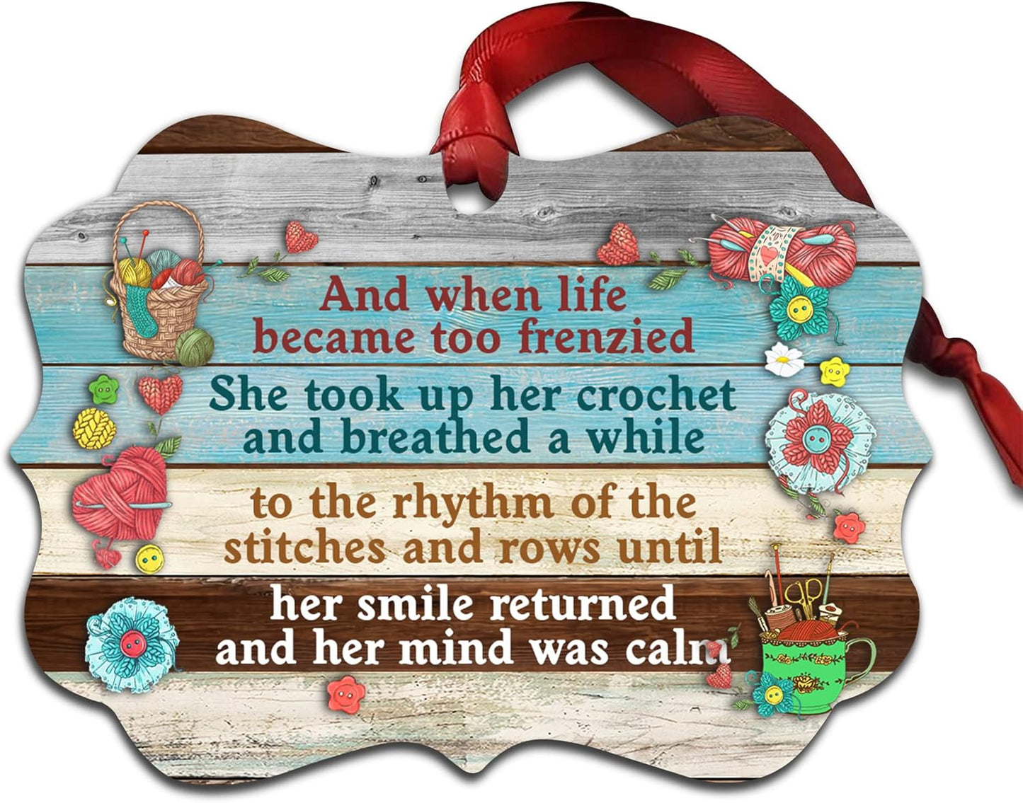 Life Became Too Frenzied - Personalized Acrylic Ornament