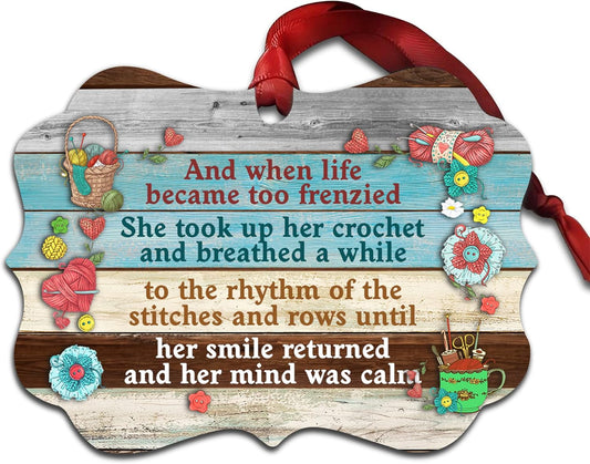 Life Became Too Frenzied - Personalized Acrylic Ornament
