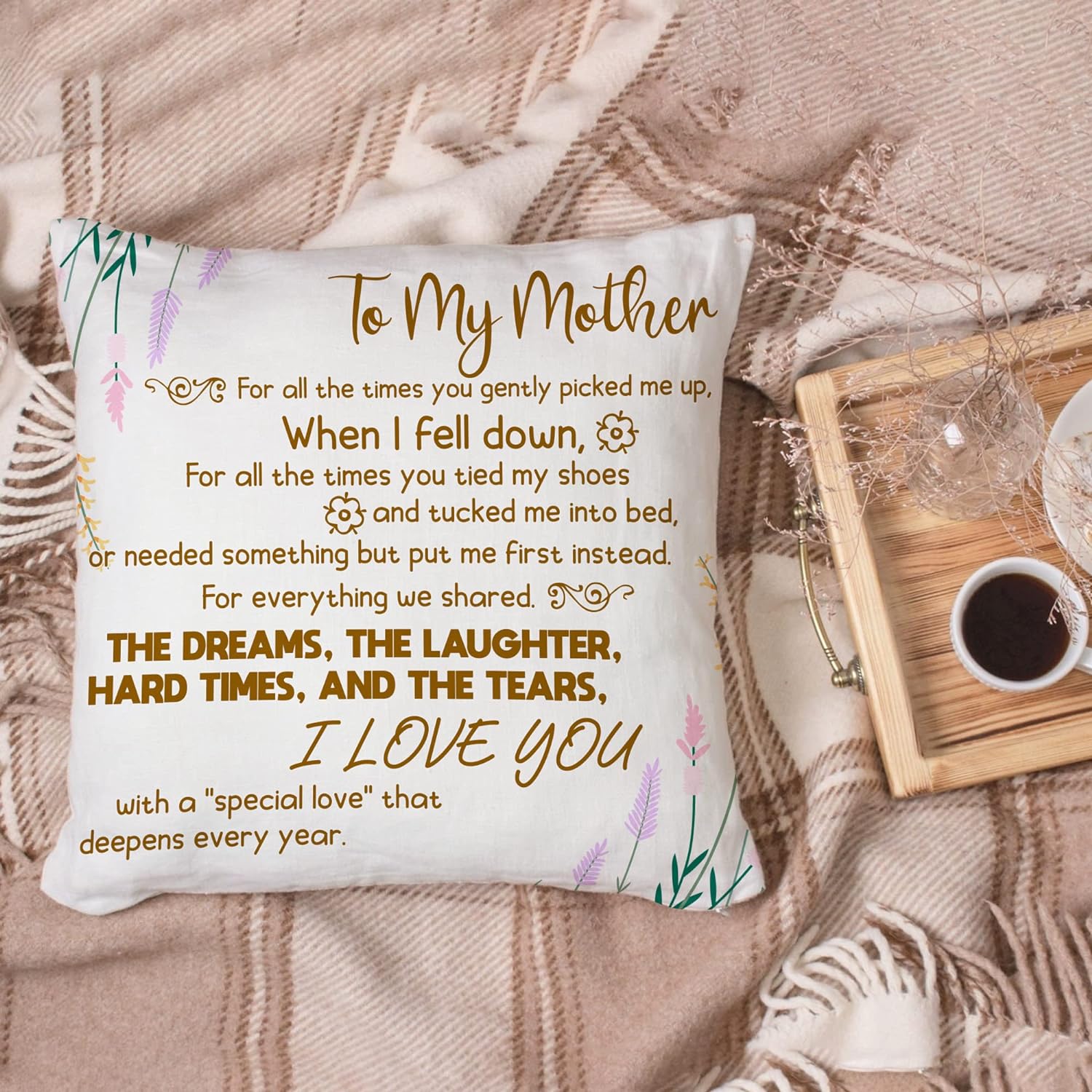 I Love You With A "Special Love" That Depends Every Year - Personalized Pillow(Insert Included)