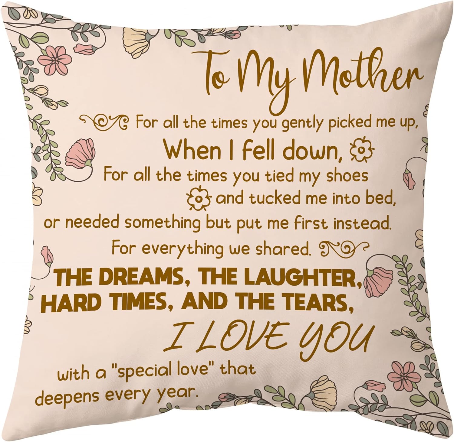 For Everythings We Shared - Personalized Pillow(Insert Included)