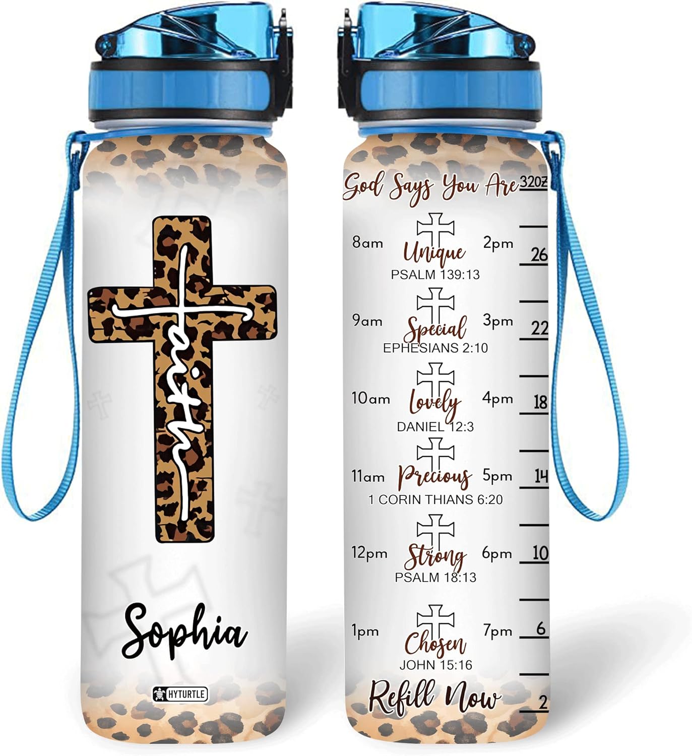 Gods Say You Are - Personalized Water Tracker Bottle 32oz