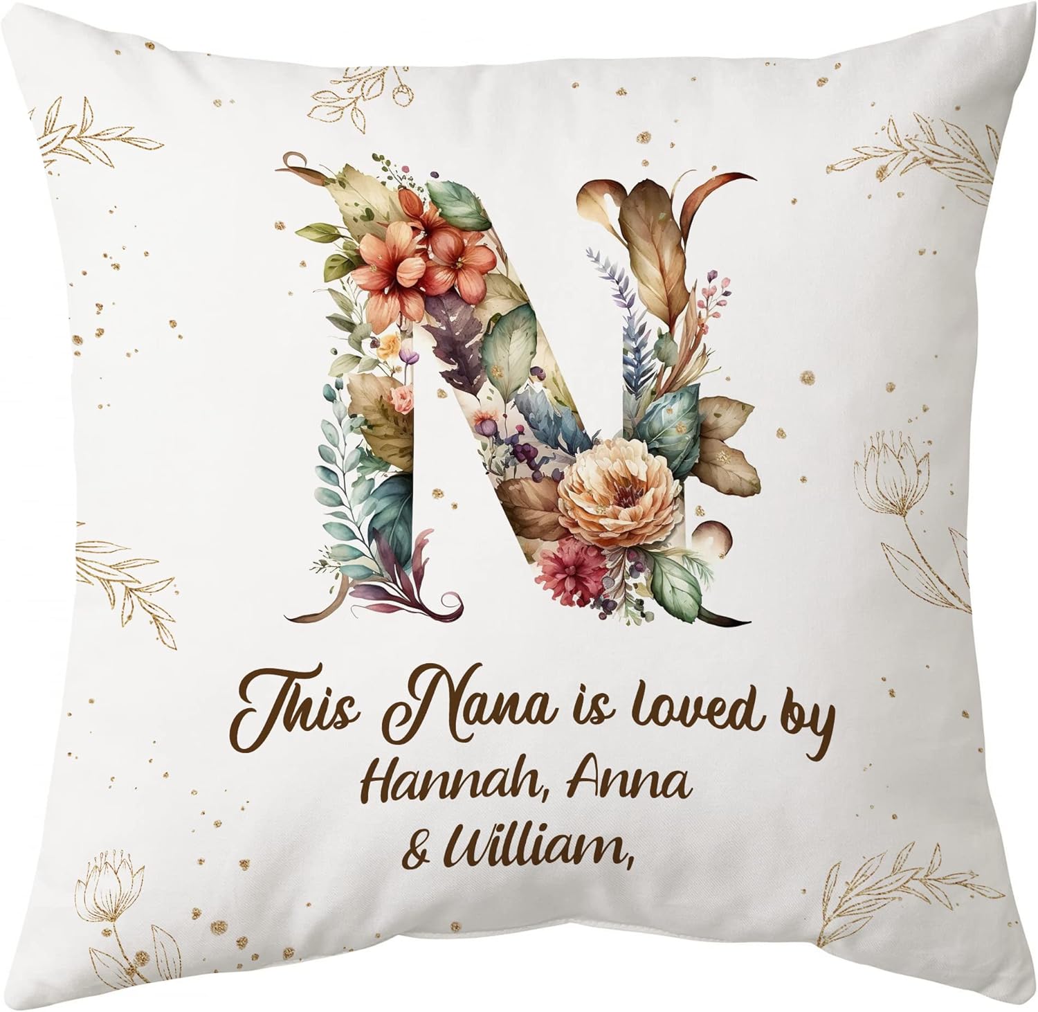 This Nana Is Loved By - Personalized Pillow (Insert Included)