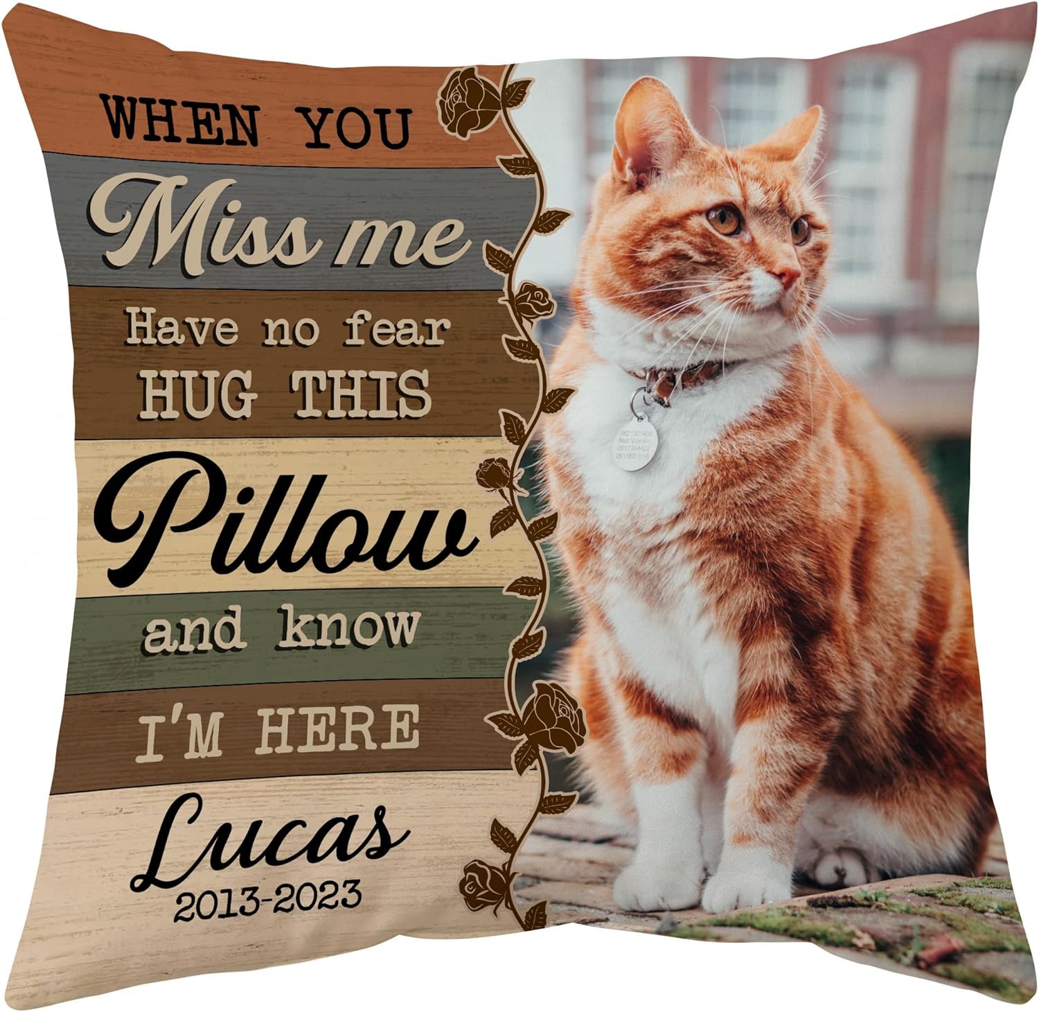 Hug This Pillow - Personalized Photo Pillow