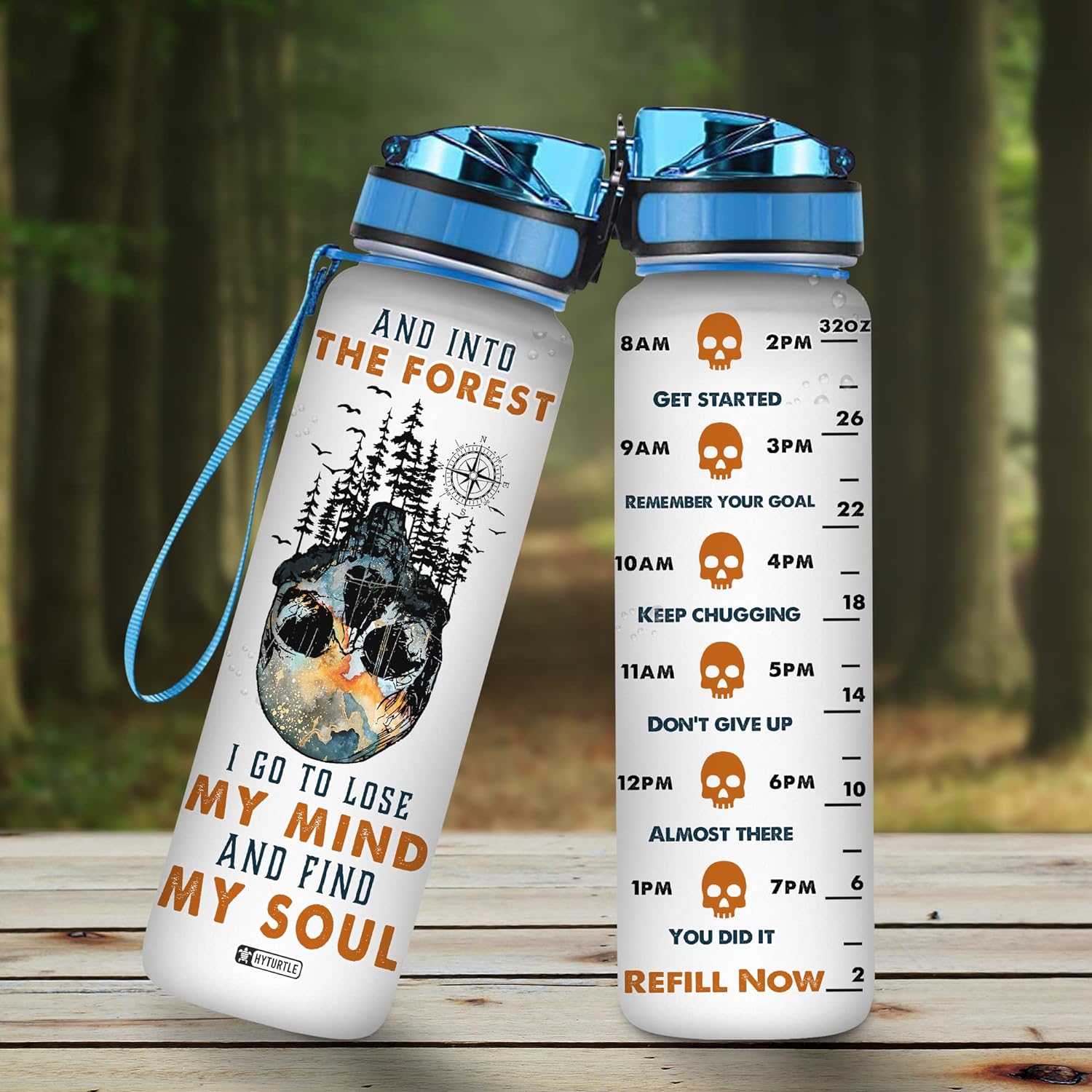 I Go To Lose My Mind - Water Tracker Bottle 32oz