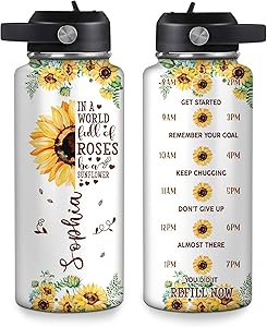 Dog Paw Water Bottle 32oz – Insulated Stainless Steel Bottle with Leak-Proof Lid – Personalized Pet Lover Gift
