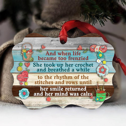 Life Became Too Frenzied - Personalized Acrylic Ornament