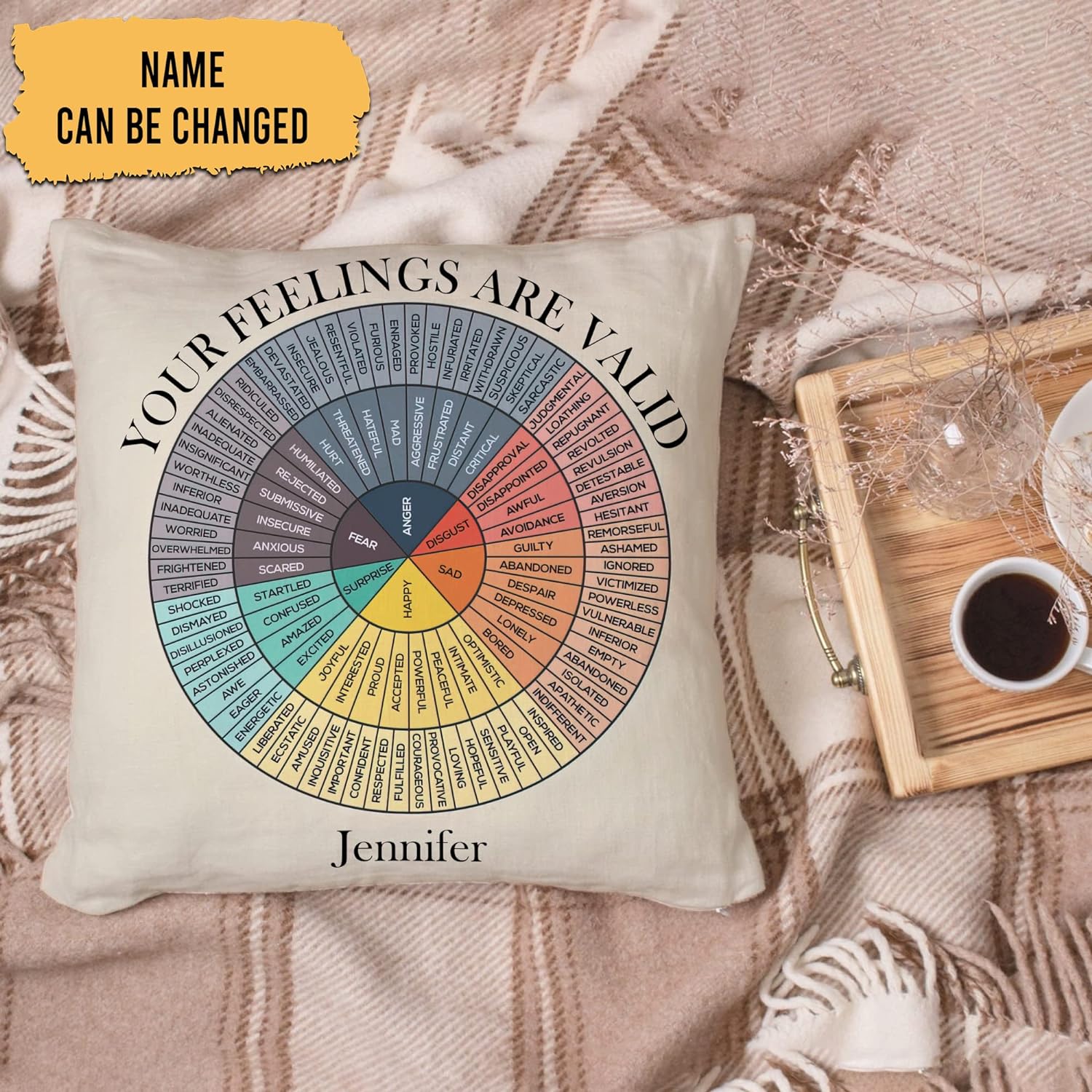 Your Feelings Are Valid - Personalized Pillow(Insert Included)