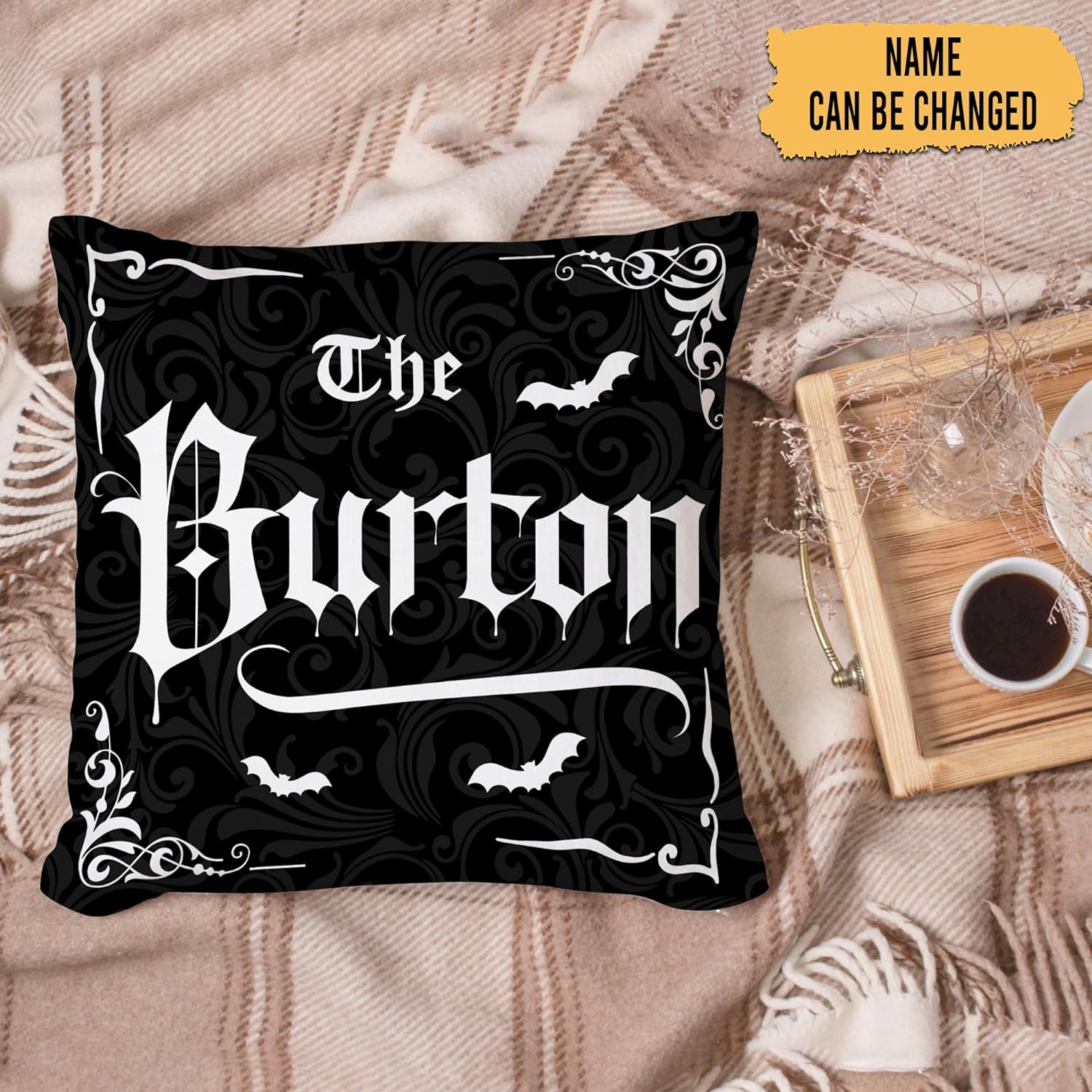 The Buttons - Personalized Pillow (Insert Included)