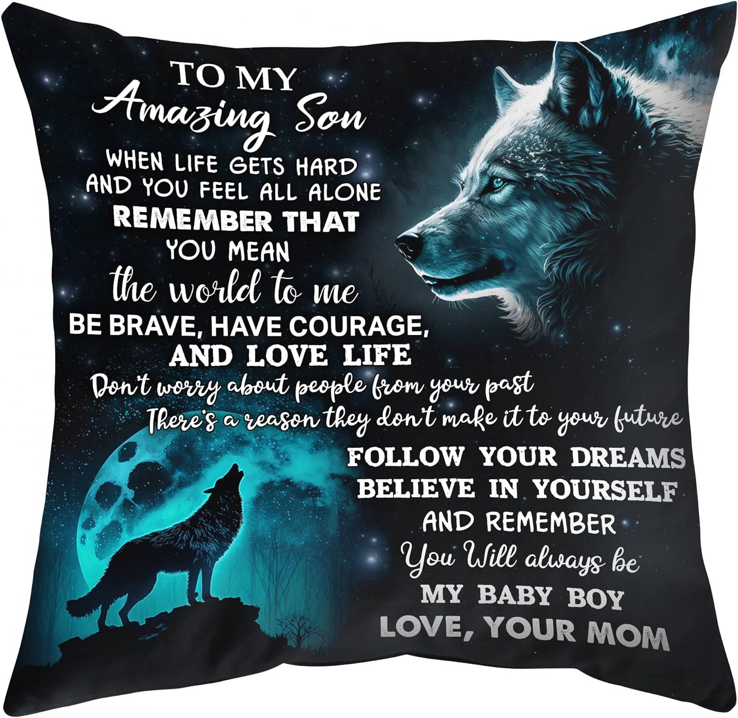 To My Amazing Son - Personalized Pillow(Insert Included)