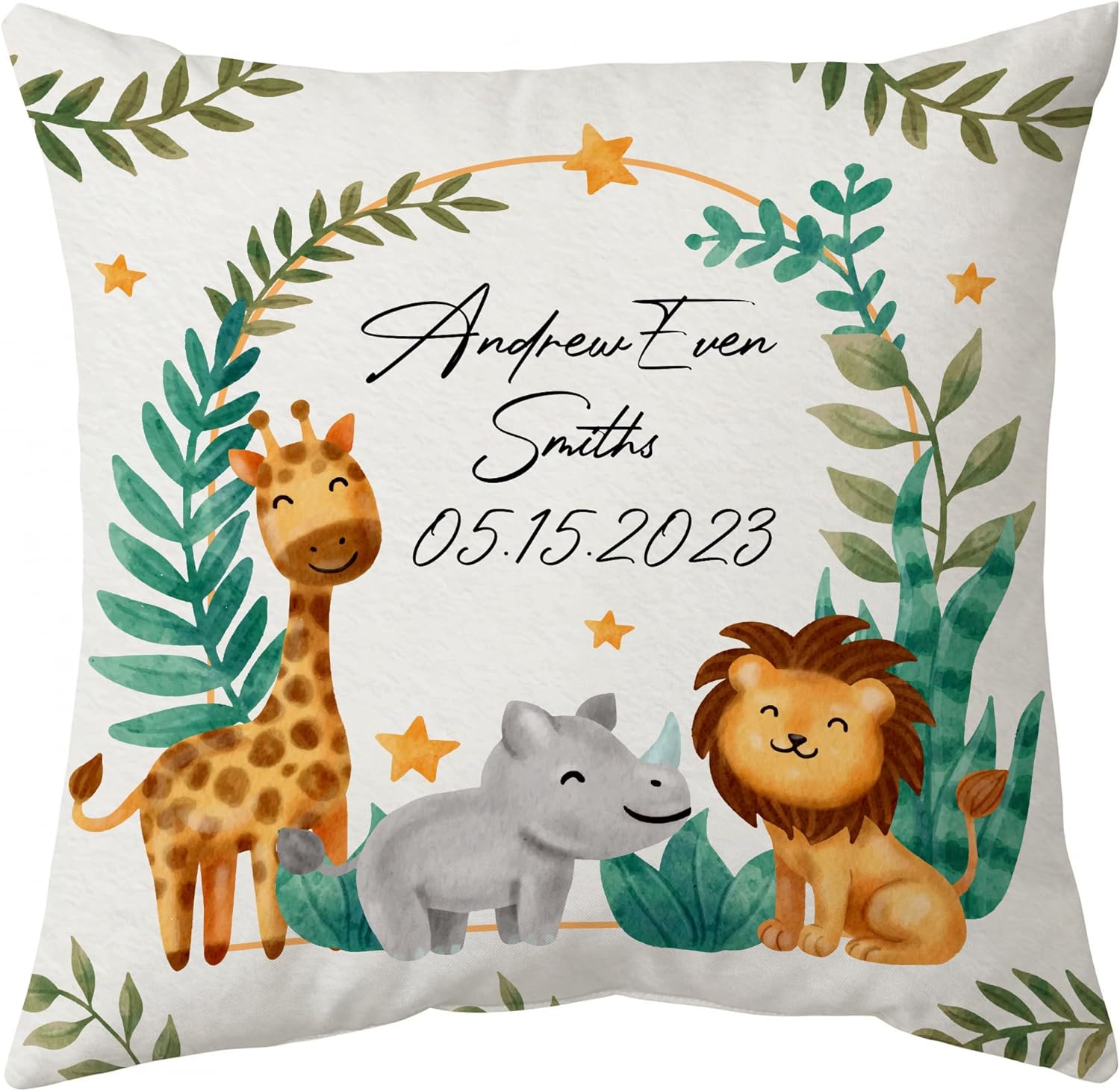 Custom Animal - Personalized Pillow (Insert Included)