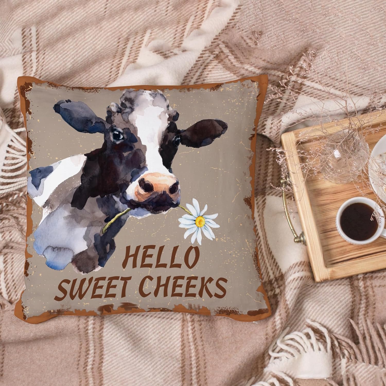 Hello Sweet Cheeks - Pillow (Insert Included)