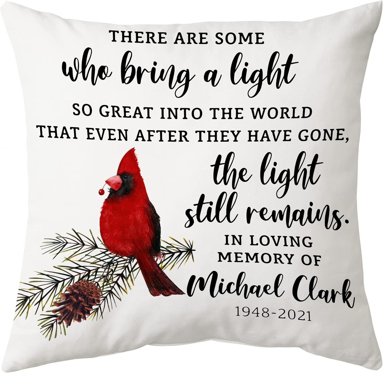 There Are Some Who Bring A Light - Personalized Pillow(Insert Included)