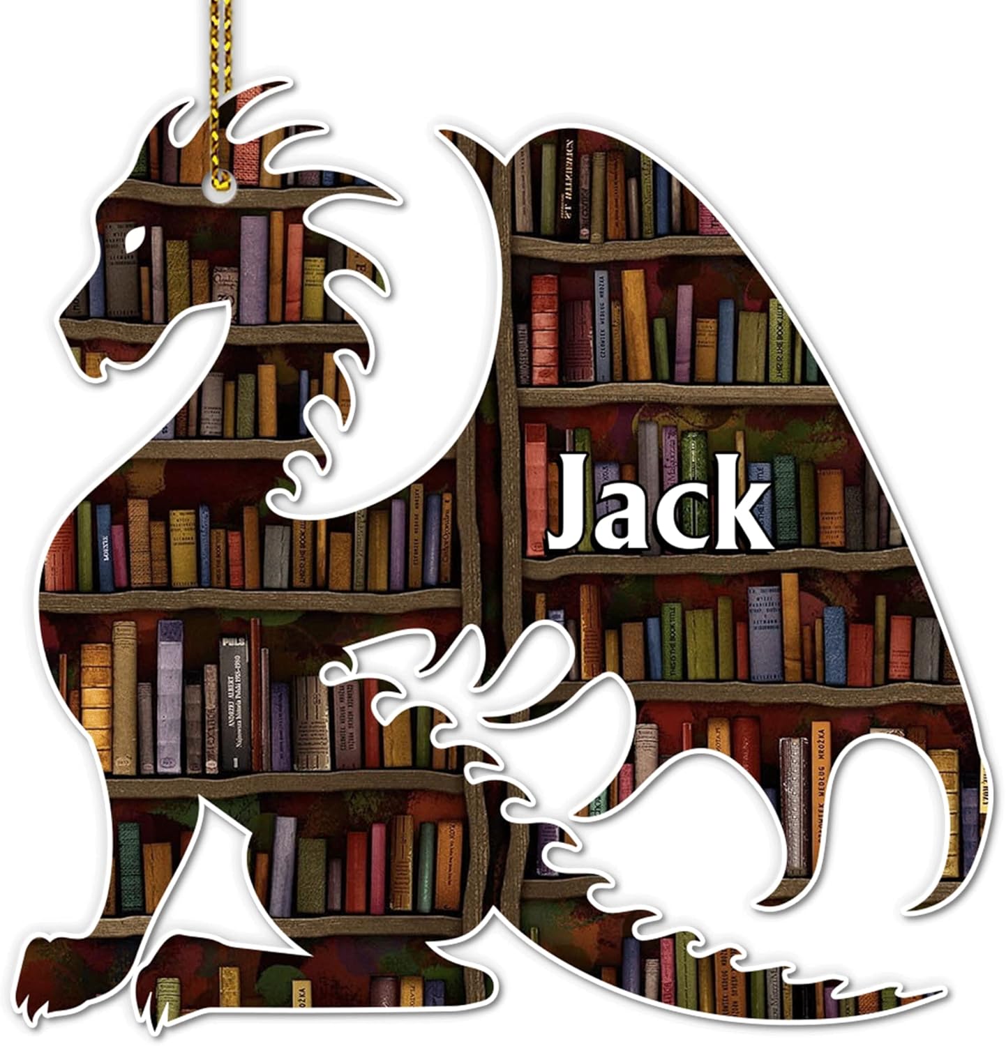 Dragon Books Xmas Decor - Personalized Acrylic Ornament