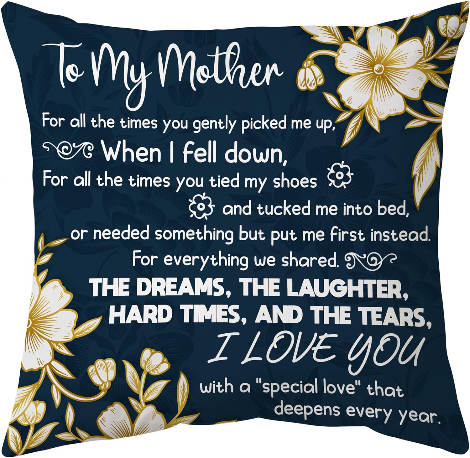 To My Mother - Personalized Pillow(Insert Included)