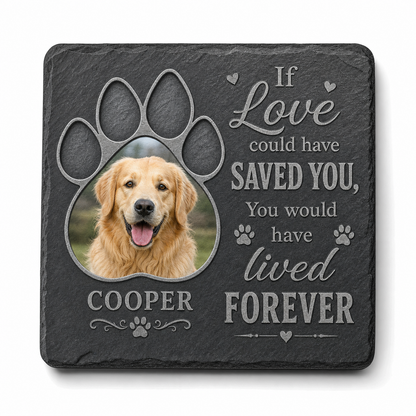 Personalized Pet Memorial Garden Stone Rectangle – Dog Loss Grave Marker Gift - Image 1 | VNMGSREPR1-6IN-EHIEU_AI_0425 VNMGSREPR1-8IN-EHIEU_AI_0425