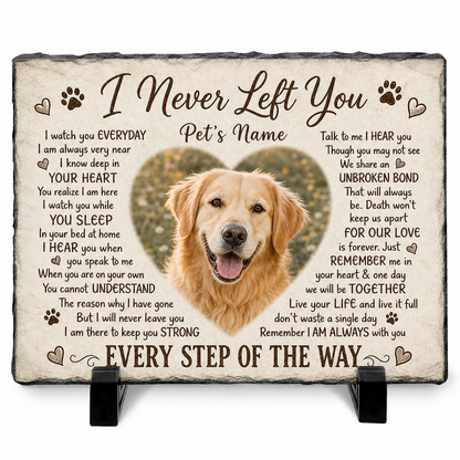 Personalized Pet Memorial Garden Stone with Photo – Dog Loss Remembrance Plaque - Image 1 | VNMGSREPR1-6IN-EHIEU_AI_0483 VNMGSREPR1-8IN-EHIEU_AI_0483