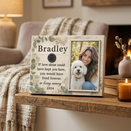 Personalized Pet Memorial Photo Canvas Wall Art – Dog Loss Sympathy Gift - Image 2