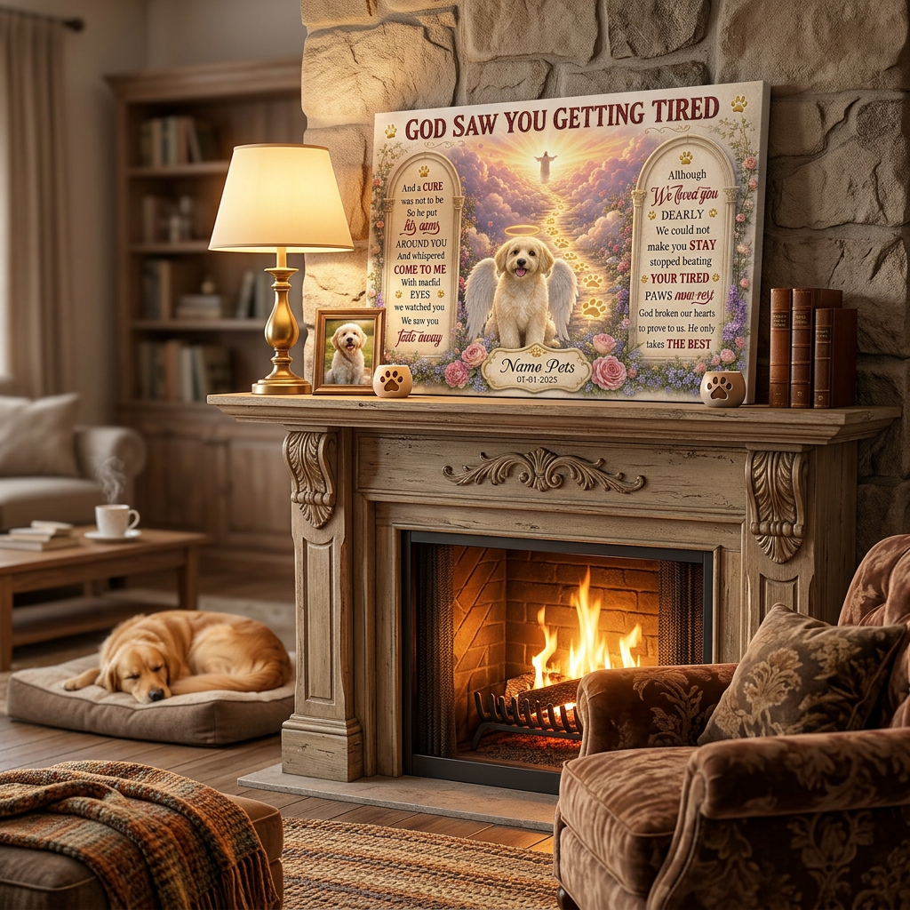 Personalized Pet Memorial Canvas Wall Art - Dog Loss Remembrance Gift with Photo & Name - Image 2 | WCV-12X8-EHIEU_AI_0044 WCV-14X11-EHIEU_AI_0044 WCV-18X12-EHIEU_AI_0044 WCV-20X16-EHIEU_AI_0044 WCV-24X16-EHIEU_AI_0044 WCV-24X20-EHIEU_AI_0044 WCV-30X20-EHIEU_AI_0044 WCV-30X24-EHIEU_AI_0044 WCV-36X24-EHIEU_AI_0044 WCV-40X30-EHIEU_AI_0044