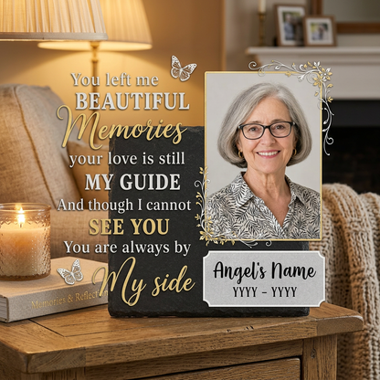 Personalized Memorial Photo Garden Stone for Loss of Mother, Sympathy Gift - Image 2 | VNMGSREPR1-6IN-EHIEU_AI_0460 VNMGSREPR1-8IN-EHIEU_AI_0460