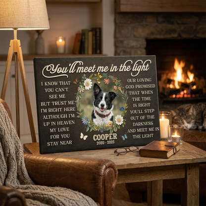 Personalized Pet Memorial Canvas Wall Art - Custom Dog Photo & Name - Pet Loss Sympathy Gift - Image 2 | WCV-12X8-EHIEU_AI_0043 WCV-14X11-EHIEU_AI_0043 WCV-18X12-EHIEU_AI_0043 WCV-20X16-EHIEU_AI_0043 WCV-24X16-EHIEU_AI_0043 WCV-24X20-EHIEU_AI_0043 WCV-30X20-EHIEU_AI_0043 WCV-30X24-EHIEU_AI_0043 WCV-36X24-EHIEU_AI_0043 WCV-40X30-EHIEU_AI_0043