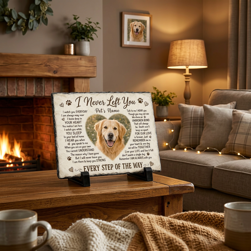 Personalized Pet Memorial Garden Stone with Photo – Dog Loss Remembrance Plaque - Image 2 | VNMGSREPR1-6IN-EHIEU_AI_0483 VNMGSREPR1-8IN-EHIEU_AI_0483