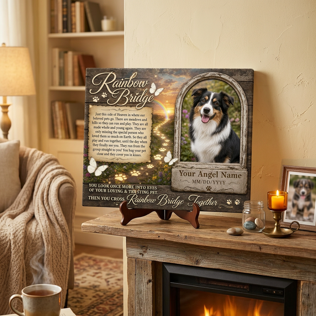 Personalized Pet Memorial Canvas, Rainbow Bridge Dog Loss Gift, Custom Photo Sympathy Wall Art - Image 2 | WCV-12X8-EHIEU_AI_0030 WCV-14X11-EHIEU_AI_0030 WCV-18X12-EHIEU_AI_0030 WCV-20X16-EHIEU_AI_0030 WCV-24X16-EHIEU_AI_0030 WCV-24X20-EHIEU_AI_0030 WCV-30X20-EHIEU_AI_0030 WCV-30X24-EHIEU_AI_0030 WCV-36X24-EHIEU_AI_0030 WCV-40X30-EHIEU_AI_0030