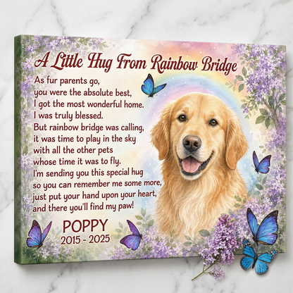 Personalized Pet Memorial Canvas Wall Art - Custom Dog Photo Rainbow Bridge Sympathy Gift - Image 3 | WCV-12X8-EHIEU_AI_0024 WCV-14X11-EHIEU_AI_0024 WCV-18X12-EHIEU_AI_0024 WCV-20X16-EHIEU_AI_0024 WCV-24X16-EHIEU_AI_0024 WCV-24X20-EHIEU_AI_0024 WCV-30X20-EHIEU_AI_0024 WCV-30X24-EHIEU_AI_0024 WCV-36X24-EHIEU_AI_0024 WCV-40X30-EHIEU_AI_0024