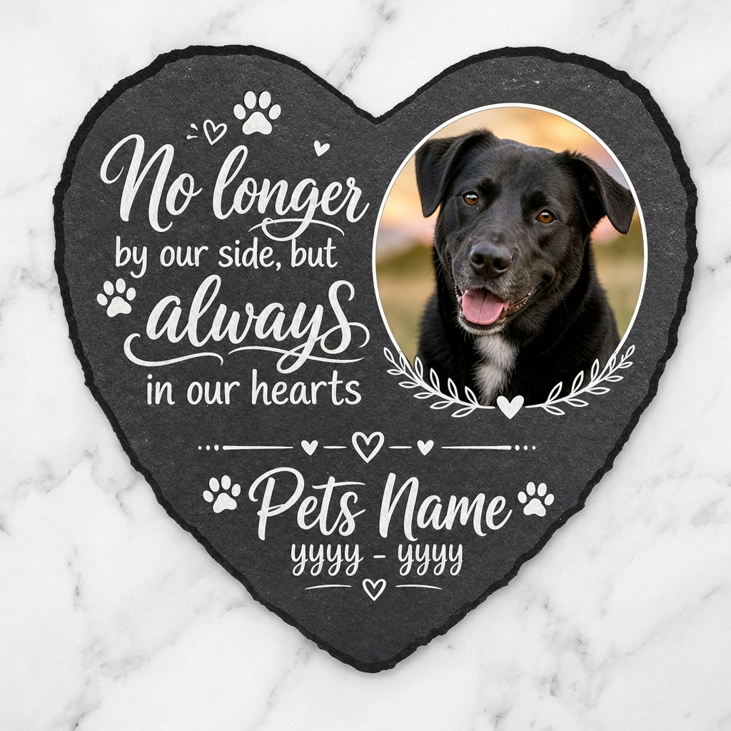 Personalized Pet Memorial Garden Stone – Custom Photo Slate Plaque Dog Loss Gift - Image 3 | VNMGSREPR1-6IN-EHIEU_AI_0469 VNMGSREPR1-8IN-EHIEU_AI_0469