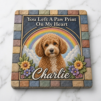 Personalized Pet Memorial Garden Stone with Photo – Dog Loss Sympathy Gift - Image 3 | VNMGSREPR1-6IN-EHIEU_AI_0421 VNMGSREPR1-8IN-EHIEU_AI_0421
