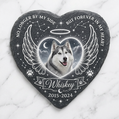 Personalized Dog Memorial Heart Stone – Custom Pet Loss Garden Keepsake Gift - Image 3 | VNMGSREPR1-6IN-EHIEU_AI_0418 VNMGSREPR1-8IN-EHIEU_AI_0418