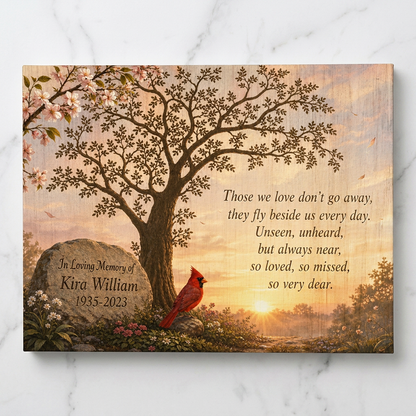 Personalized In Loving Memory Canvas Print - Those We Love Forever Gift - Image 3