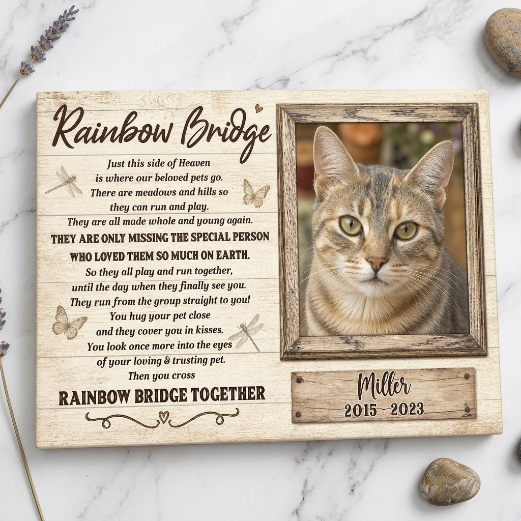 Personalized Cat Memorial Canvas Wall Art - Rainbow Bridge Pet Loss Remembrance Gift - Image 3 | WCV-12X8-EHIEU_AI_0040 WCV-14X11-EHIEU_AI_0040 WCV-18X12-EHIEU_AI_0040 WCV-20X16-EHIEU_AI_0040 WCV-24X16-EHIEU_AI_0040 WCV-24X20-EHIEU_AI_0040 WCV-30X20-EHIEU_AI_0040 WCV-30X24-EHIEU_AI_0040 WCV-36X24-EHIEU_AI_0040 WCV-40X30-EHIEU_AI_0040