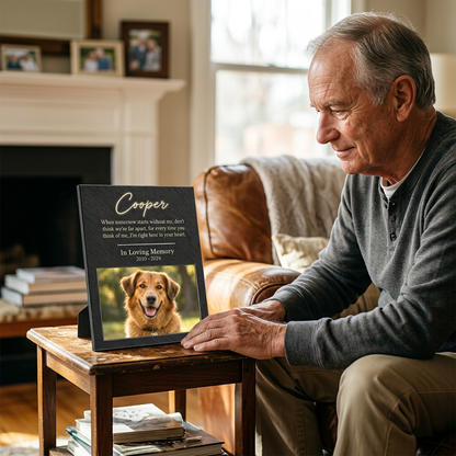 Personalized Dog Memorial Portrait Canvas Wall Art – Custom Pet Photo Gift - Image 4
