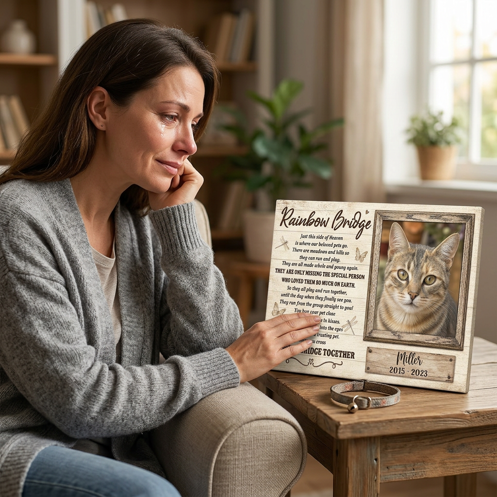 Personalized Cat Memorial Canvas Wall Art - Rainbow Bridge Pet Loss Remembrance Gift - Image 4 | WCV-12X8-EHIEU_AI_0040 WCV-14X11-EHIEU_AI_0040 WCV-18X12-EHIEU_AI_0040 WCV-20X16-EHIEU_AI_0040 WCV-24X16-EHIEU_AI_0040 WCV-24X20-EHIEU_AI_0040 WCV-30X20-EHIEU_AI_0040 WCV-30X24-EHIEU_AI_0040 WCV-36X24-EHIEU_AI_0040 WCV-40X30-EHIEU_AI_0040