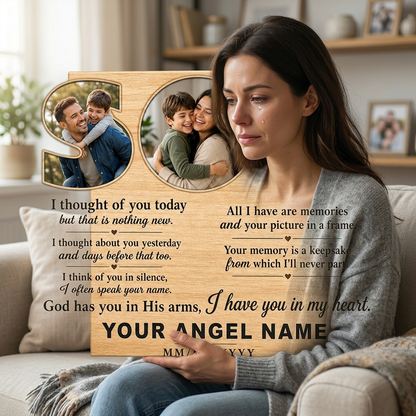 Personalized Son Memorial Wall Canvas With Photos Gift for Loss of Son - Image 4