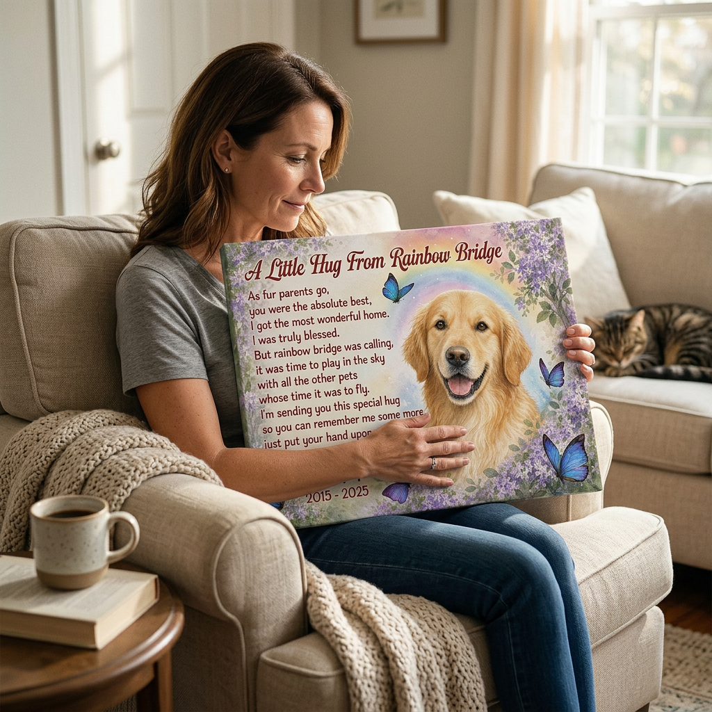 Personalized Pet Memorial Canvas Wall Art - Custom Dog Photo Rainbow Bridge Sympathy Gift - Image 4 | WCV-12X8-EHIEU_AI_0024 WCV-14X11-EHIEU_AI_0024 WCV-18X12-EHIEU_AI_0024 WCV-20X16-EHIEU_AI_0024 WCV-24X16-EHIEU_AI_0024 WCV-24X20-EHIEU_AI_0024 WCV-30X20-EHIEU_AI_0024 WCV-30X24-EHIEU_AI_0024 WCV-36X24-EHIEU_AI_0024 WCV-40X30-EHIEU_AI_0024