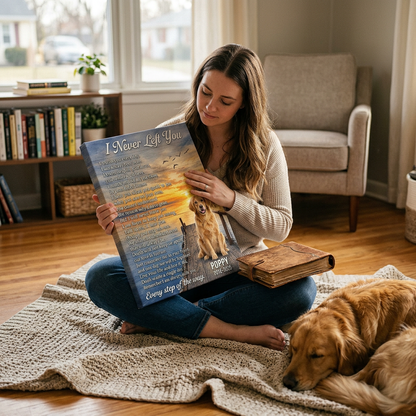 Personalized Pet Memorial Canvas Wall Art - Custom Dog Photo Print - Dog Loss Sympathy Gift - Image 4 | WCV-12X8-EHIEU_AI_0027 WCV-14X11-EHIEU_AI_0027 WCV-18X12-EHIEU_AI_0027 WCV-20X16-EHIEU_AI_0027 WCV-24X16-EHIEU_AI_0027 WCV-24X20-EHIEU_AI_0027 WCV-30X20-EHIEU_AI_0027 WCV-30X24-EHIEU_AI_0027 WCV-36X24-EHIEU_AI_0027 WCV-40X30-EHIEU_AI_0027