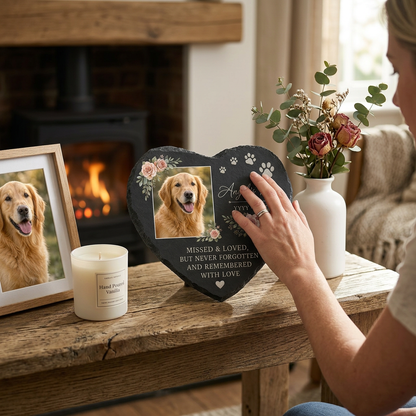 Personalized Dog Photo Memorial Garden Stone – Pet Loss Remembrance Gift - Image 4 | VNMGSREPR1-6IN-EHIEU_AI_0486 VNMGSREPR1-8IN-EHIEU_AI_0486