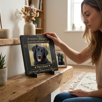 Personalized Dog Memorial Garden Stone with Photo – Pet Loss Sympathy Gift - Image 4 | VNMGSREPR1-6IN-EHIEU_AI_0484 VNMGSREPR1-8IN-EHIEU_AI_0484