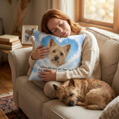 Personalized Pet Memorial Photo Pillow - Dog Remembrance Keepsake Sympathy Gift for Pet Loss - Image 4
