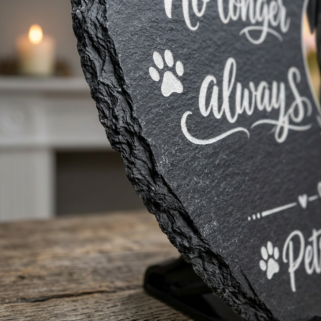 Personalized Pet Memorial Garden Stone – Custom Photo Slate Plaque Dog Loss Gift - Image 5 | VNMGSREPR1-6IN-EHIEU_AI_0469 VNMGSREPR1-8IN-EHIEU_AI_0469
