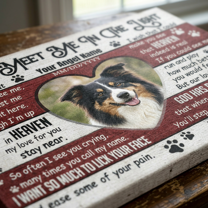 Personalized Pet Memorial Canvas Print, Dog Loss Photo Wall Art, Pet Sympathy Gift - Image 5 | WCV-12X8-EHIEU_AI_0036 WCV-14X11-EHIEU_AI_0036 WCV-18X12-EHIEU_AI_0036 WCV-20X16-EHIEU_AI_0036 WCV-24X16-EHIEU_AI_0036 WCV-24X20-EHIEU_AI_0036 WCV-30X20-EHIEU_AI_0036 WCV-30X24-EHIEU_AI_0036 WCV-36X24-EHIEU_AI_0036 WCV-40X30-EHIEU_AI_0036