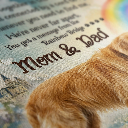 Personalized Pet Memorial Canvas Wall Art - Dog Loss Rainbow Bridge Sympathy Gift - Image 5 | WCV-12X8-EHIEU_AI_0026 WCV-14X11-EHIEU_AI_0026 WCV-18X12-EHIEU_AI_0026 WCV-20X16-EHIEU_AI_0026 WCV-24X16-EHIEU_AI_0026 WCV-24X20-EHIEU_AI_0026 WCV-30X20-EHIEU_AI_0026 WCV-30X24-EHIEU_AI_0026 WCV-36X24-EHIEU_AI_0026 WCV-40X30-EHIEU_AI_0026